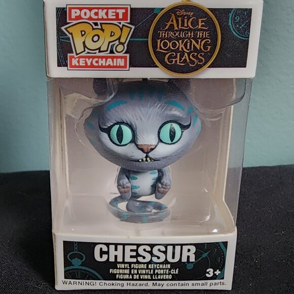 Pocket Pop Keychain Vinyl Alice Through the Looking Glass Chessur - Picture 2 of 6